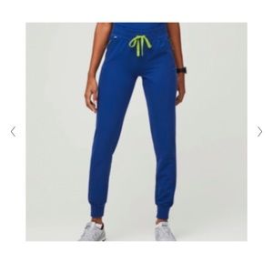 Figs electric blue joggers
